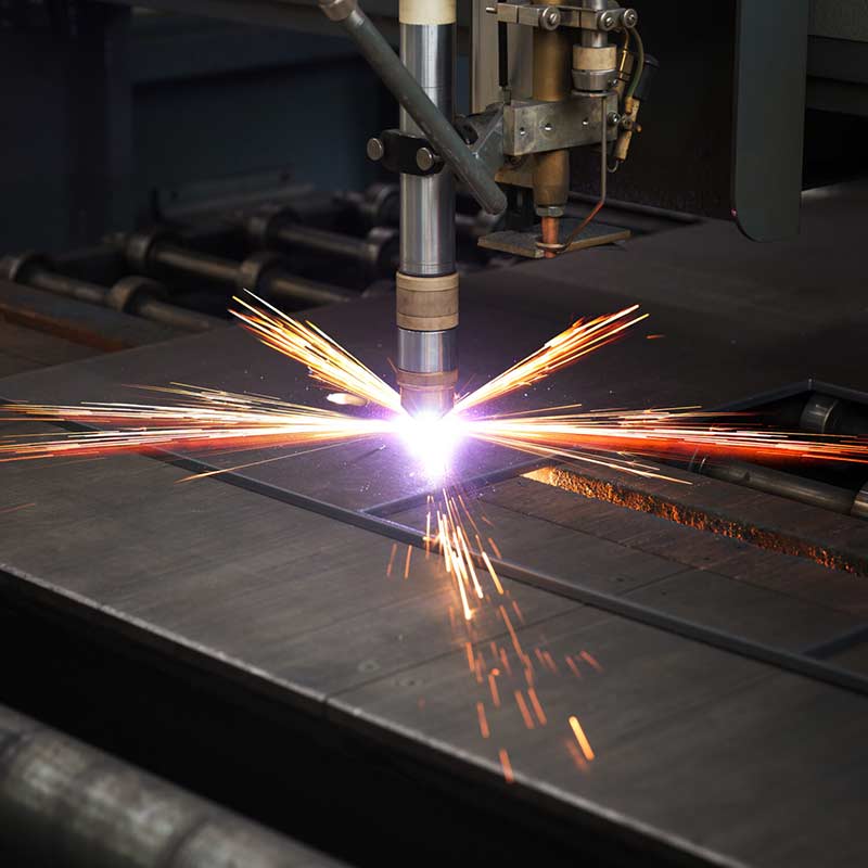 CNC plasma cutting